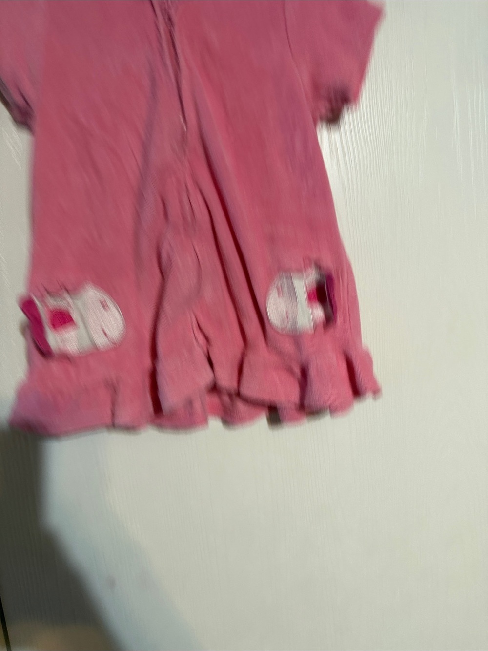 The Children's Place Pink Girls Swim Coverup with Ruffle Hem